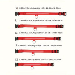 Nylon LED Night Safety Flashing Glow in the Dark Dog Leash Dogs Luminous Fluorescent Pet Dog Collar