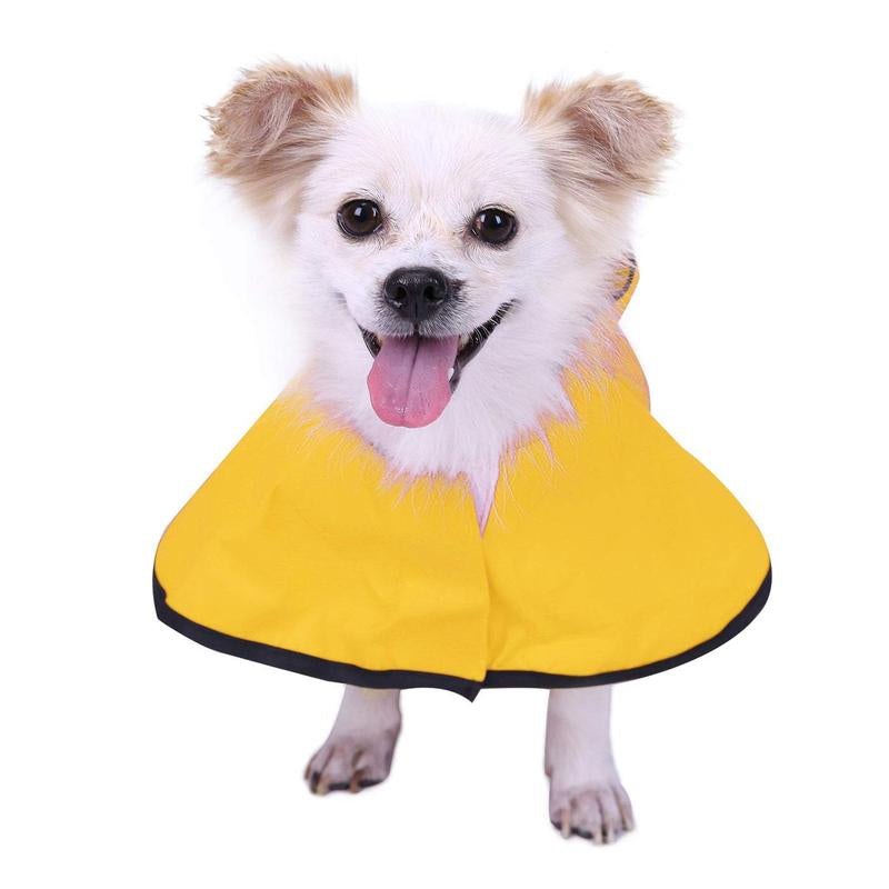 HDE Dog Raincoat Hooded Slicker Poncho for Small to X-Large Dogs and Puppies - Waterproof and Reflective