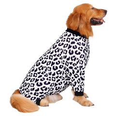 HDE Dog Pajamas - One-Piece Jumpsuit Pjs for Medium to 3XL Large Breed Dogs Husky Clothes Costume