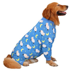 HDE Dog Pajamas - One-Piece Jumpsuit Pjs for Medium to 3XL Large Breed Dogs Husky Clothes Costume