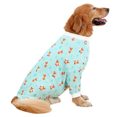 HDE Dog Pajamas - One-Piece Jumpsuit Pjs for Medium to 3XL Large Breed Dogs Husky Clothes Costume