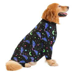 HDE Dog Pajamas - One-Piece Jumpsuit Pjs for Medium to 3XL Large Breed Dogs Husky Clothes Costume