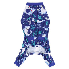 HDE Dog Pajamas - One-Piece Jumpsuit Pjs for Medium to 3XL Large Breed Dogs Husky Clothes Costume