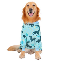 HDE Dog Pajamas - One-Piece Jumpsuit Pjs for Medium to 3XL Large Breed Dogs Husky Clothes Costume