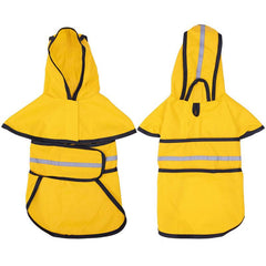 HDE Dog Raincoat Hooded Slicker Poncho for Small to X-Large Dogs and Puppies - Waterproof and Reflective
