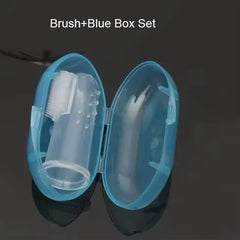 Super Soft Pet Finger Toothbrush Teddy Dog Brush Bad Breath Tartar Teeth Care Tool Dog Cat Cleaning Silicagel Pet Supplies