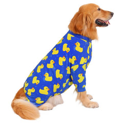HDE Dog Pajamas - One-Piece Jumpsuit Pjs for Medium to 3XL Large Breed Dogs Husky Clothes Costume