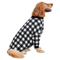 HDE Dog Pajamas - One-Piece Jumpsuit Pjs for Medium to 3XL Large Breed Dogs Husky Clothes Costume
