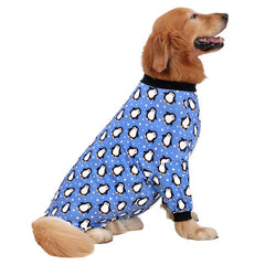 HDE Dog Pajamas - One-Piece Jumpsuit Pjs for Medium to 3XL Large Breed Dogs Husky Clothes Costume