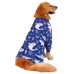 HDE Dog Pajamas - One-Piece Jumpsuit Pjs for Medium to 3XL Large Breed Dogs Husky Clothes Costume