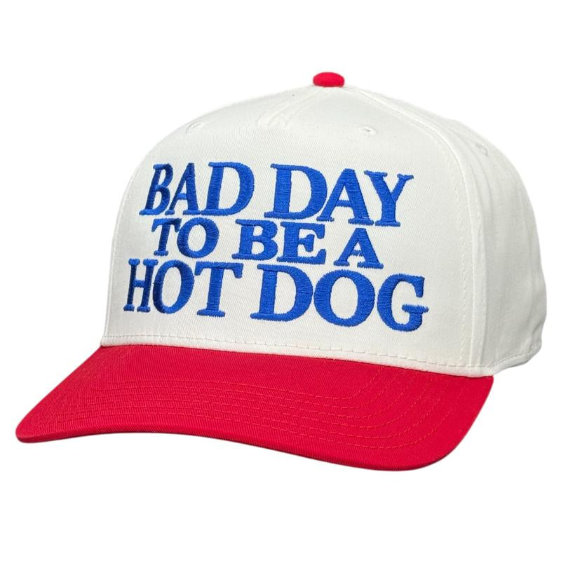 Bad Day to Be a Hot Dog Trucker Cap Custom Embroidered Hat