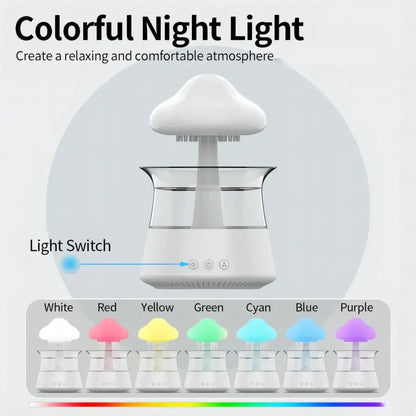 Relax Cloud Ultrasonic Aromatherapy Diffuser & Colorful Humidifier Lamp - Transform Your Space with Peaceful Scents and Soothing Ambiance